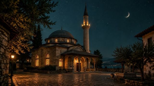 Teravih – gece pencereleri ışıl ışıl Osmanlı camii